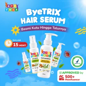 ByeTRIX - Obat Kutu Rambut AMPUH!! | Aman BPOM - Hair Serum Penghilang Kutu Rambut Anak Dan Dewasa
