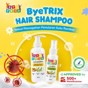 ByeTRIX - Shampo Kutu Rambut Anak Dan Dewasa | Sampo Anti Kutu Rambut | Shampoo Kutu Rambut Anak